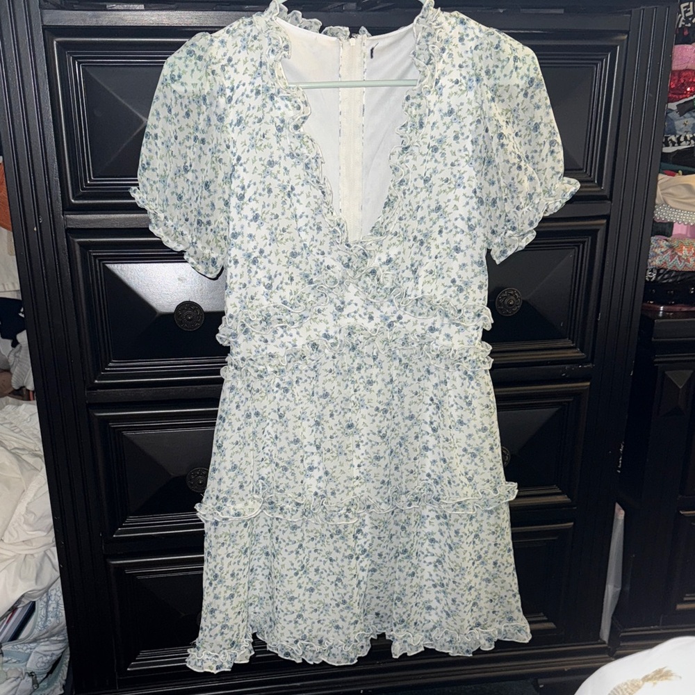 Floral Ruffle Dress